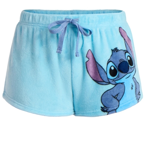Disney Women's Stitch Minky Sleep Shorts - Picture 2 of 8